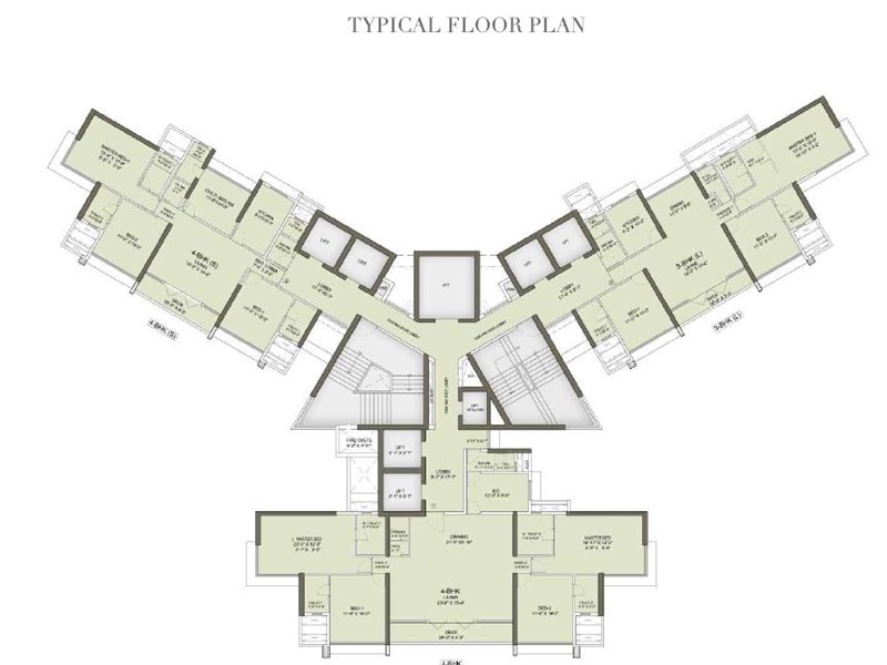 Runwal Reserve Typical Floor Plan