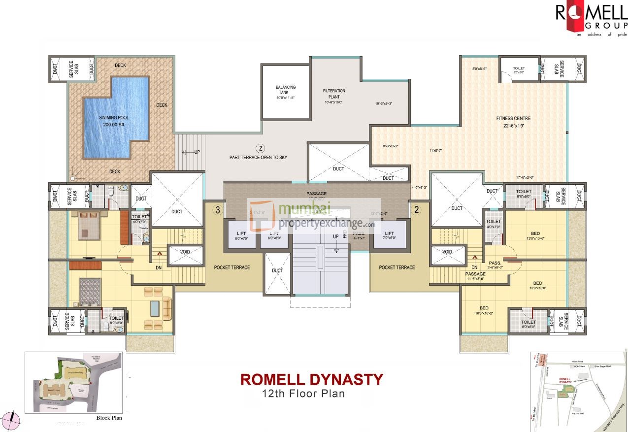 Flat on rent in Romell Dynasty, Vile Parle East
