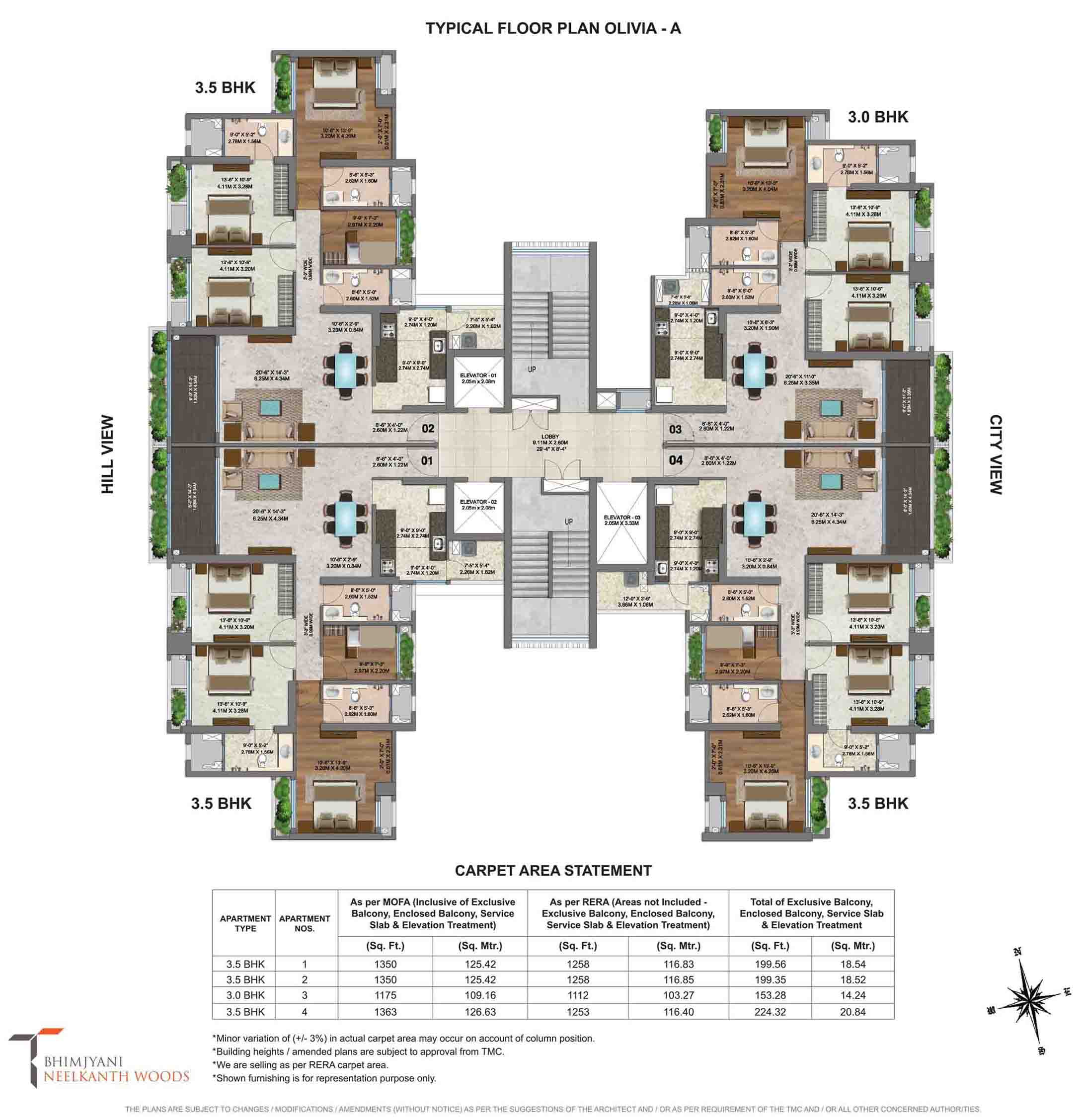 Olivia Typical Floor Plan A