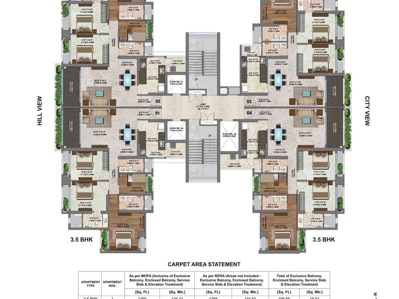Olivia Typical Floor Plan A