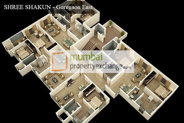 Flat for sale in Shree Shakun Heights, Goregaon East