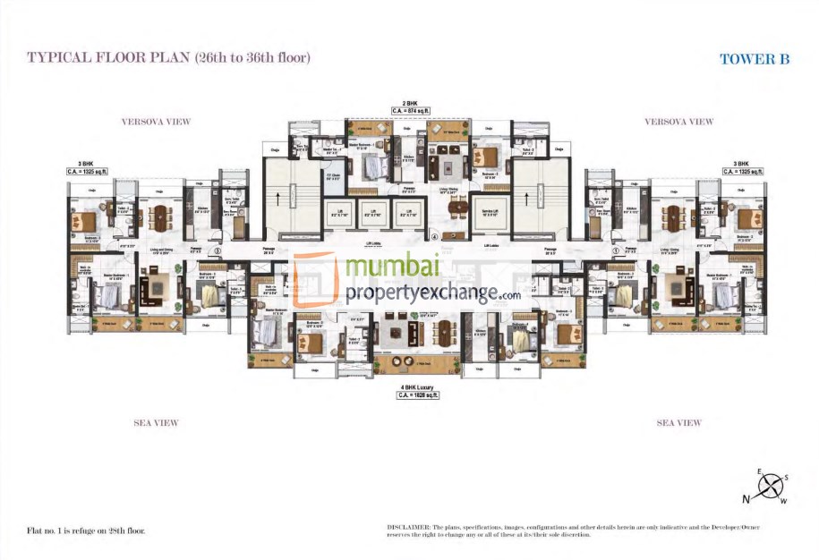 Floor Plan Tower B