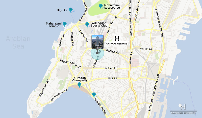 Nathani Heights Location