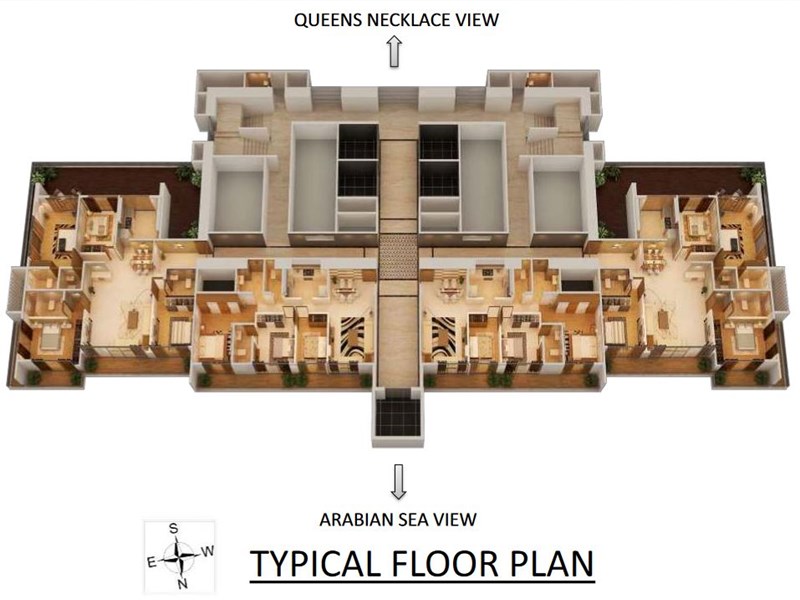 Nathani Heights Typical Floor Plan 1