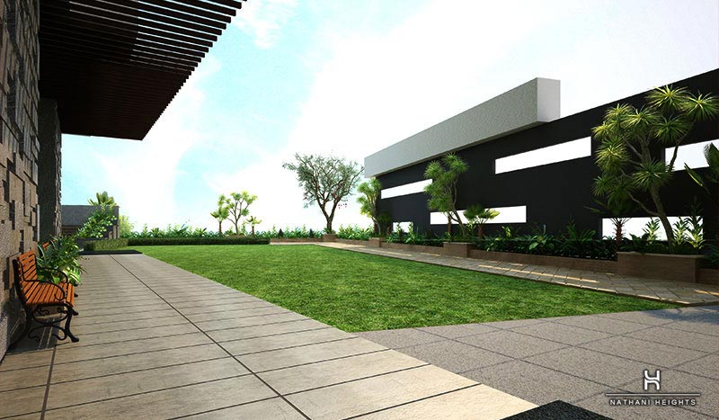 Nathani Heights Walking Area