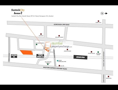 9355 Oth Location Map - Sunteck City Avenue II, Goregaon West