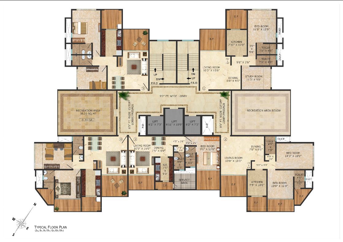 Neona Typical Floor Plan