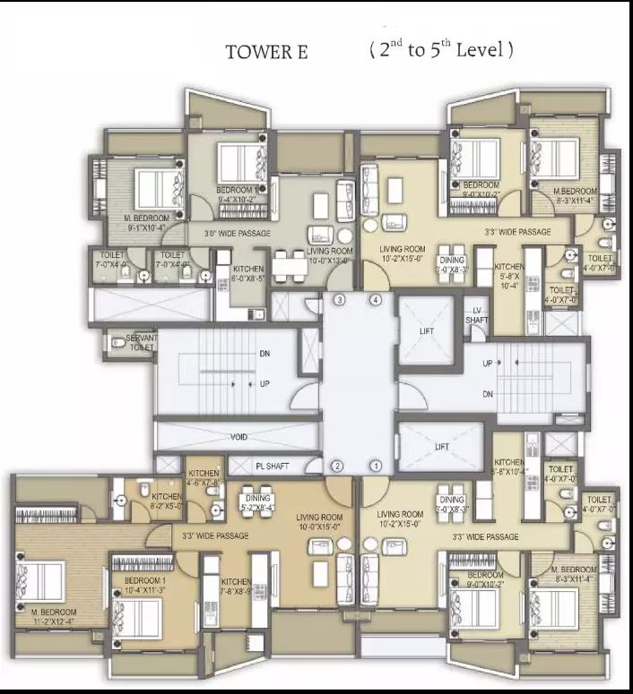Avant Garde Typical Tower E 2nd-5th floor