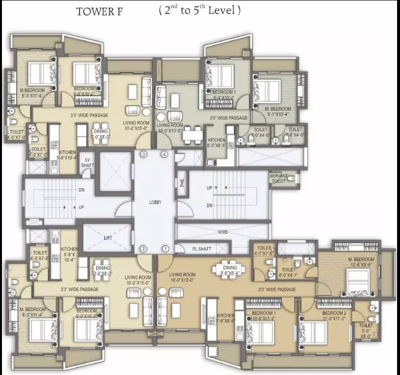 Avant Garde Typical Tower F 2nd-5th floor