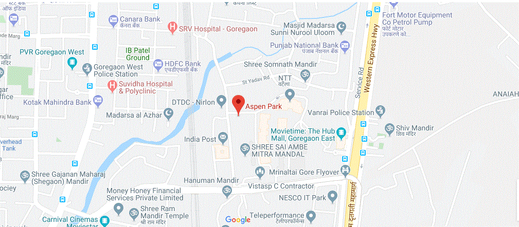 Aspen Park Location Map