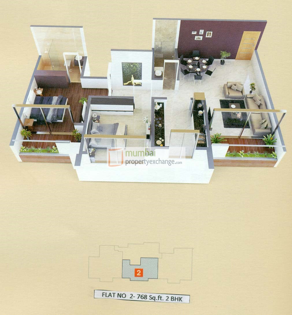 3bhk type 1