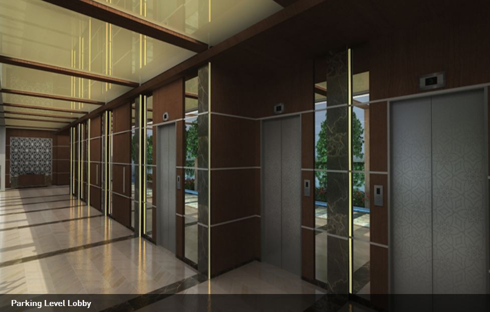 Lumiere Parking Level Lobby