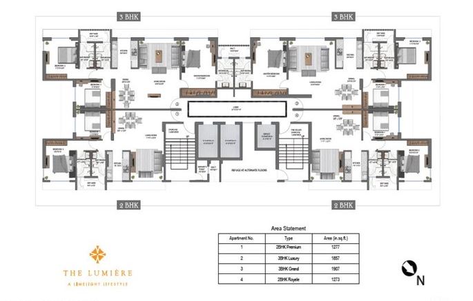 SD Lumiere Typical Floor Plan