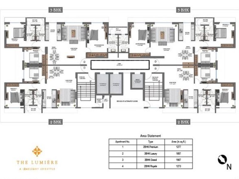 SD Lumiere Typical Floor Plan