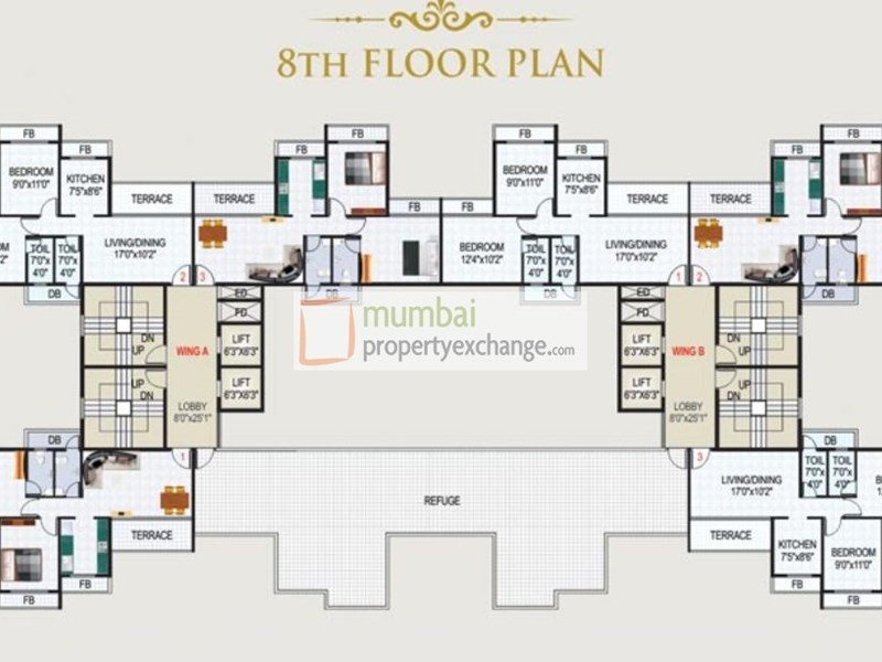 8th Floor Plan