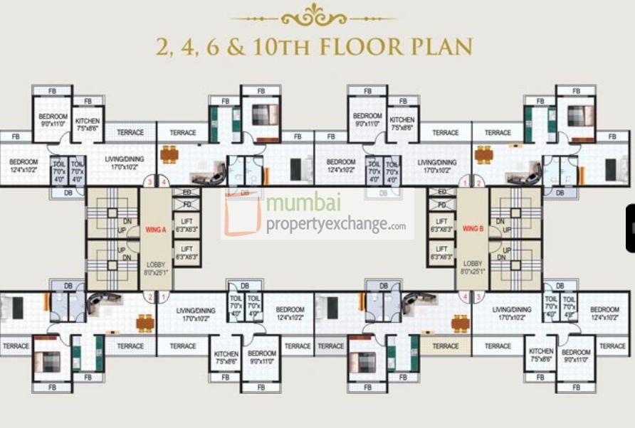 Even Floor Plan