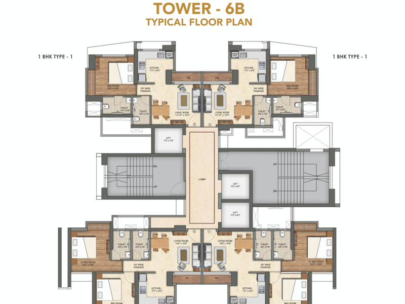 Tower 6B - Floor Plan