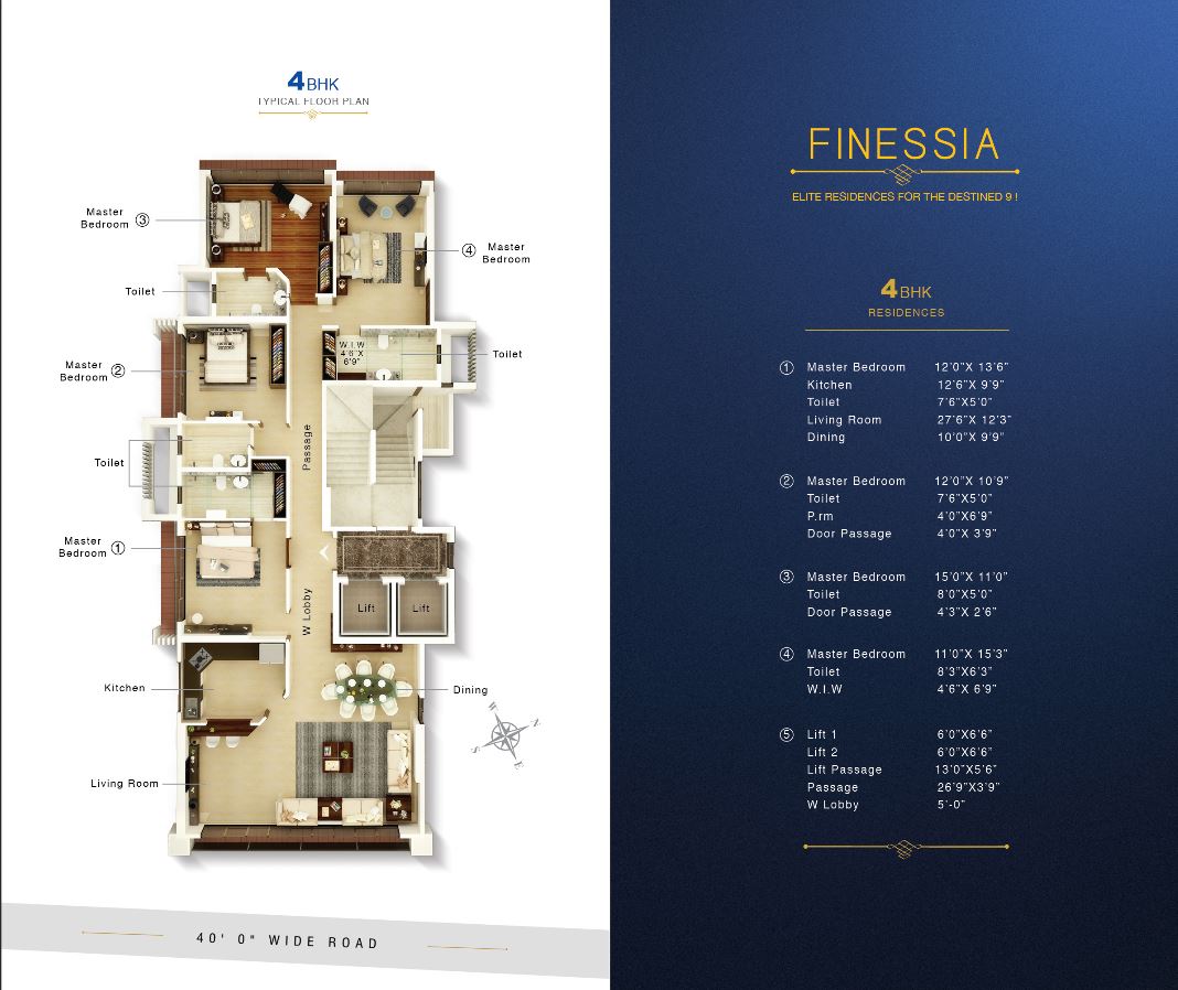9619_oth_Finessia_4BHK_Plan