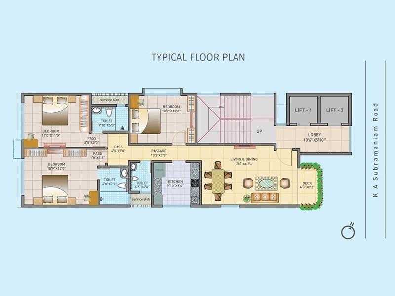 Aaroha Typical Floor Plan