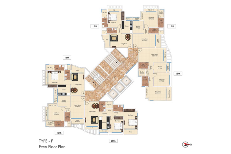 New Era Even Typical Floor Plan