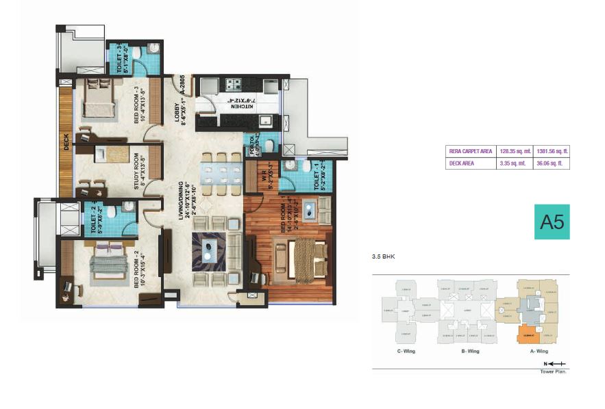 Adani Heights A5 Plan