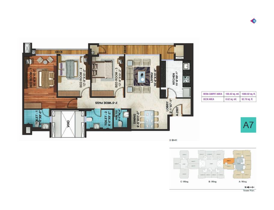 Adani Heights A7 Plan