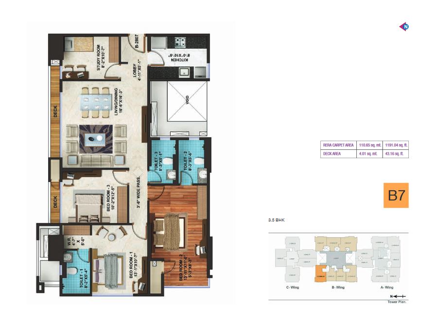 Adani Heights B7 Plan
