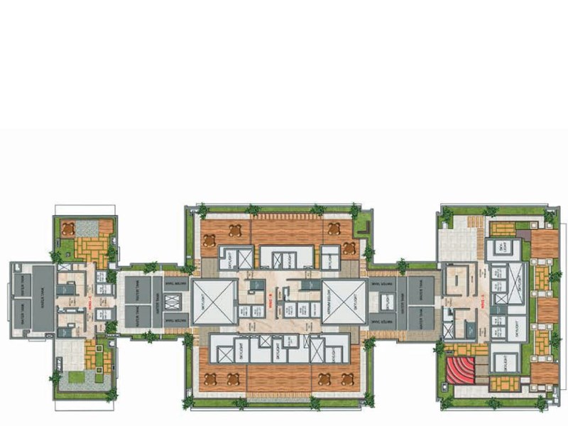 Adani Heights Terrace Plan