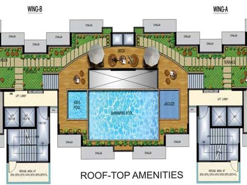 Roof top amenities
