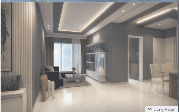 Kalpavruksh Heights Living Room