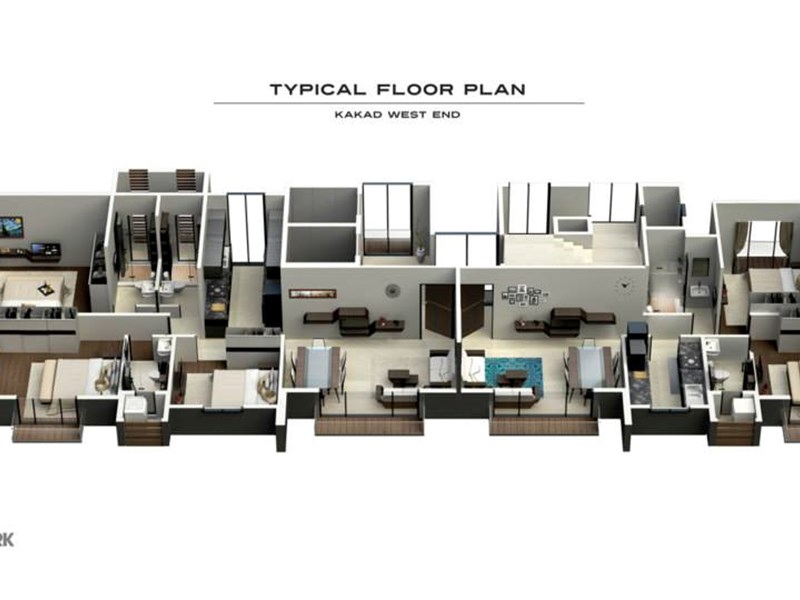Kakad West End Typical Floor Plan