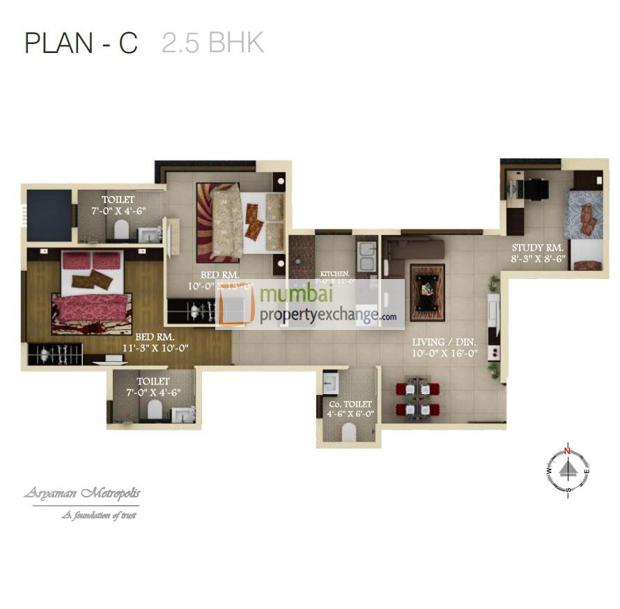 2.5 BHK