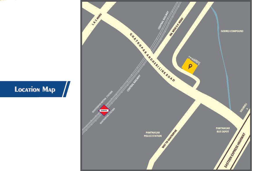 Swaroop Residency Location Map