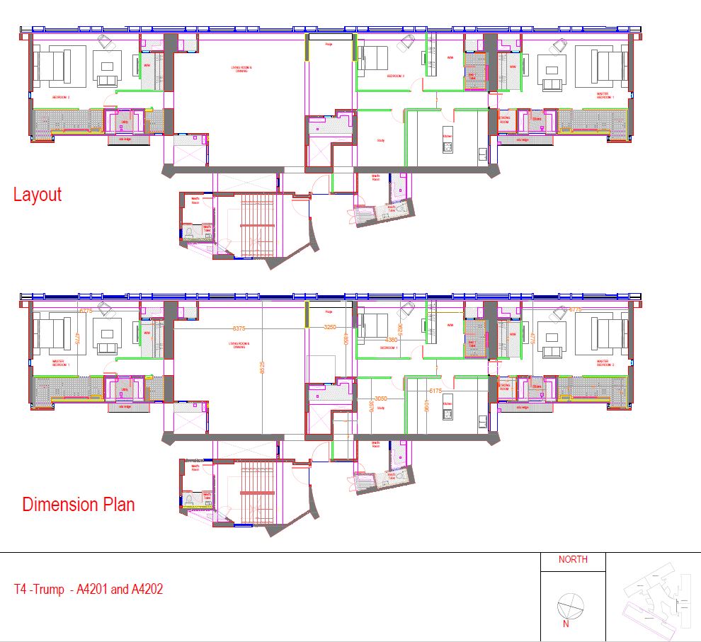 Lodha Trump Tower Layout