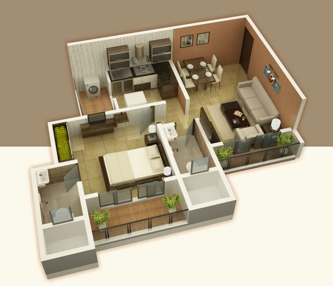 9872 Oth Floor Plan - Rameshwaram Apartment, Dahisar East