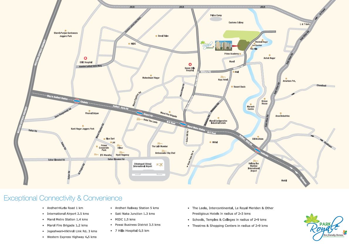 Prak Royale Location Connectivity