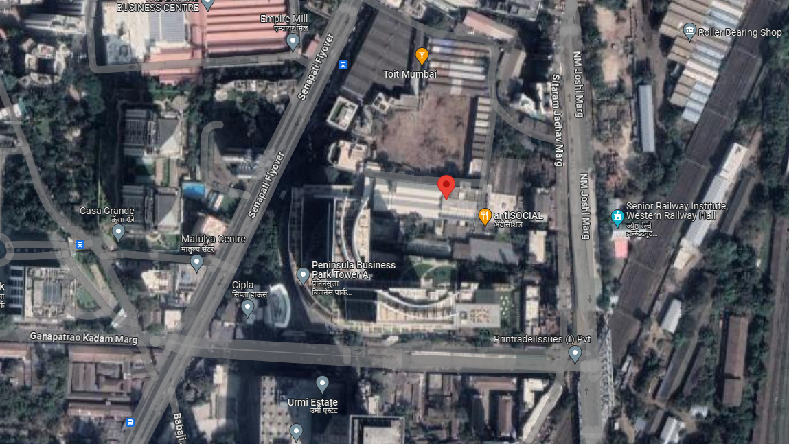Office Fully Furnished in Benefice Business House, Lower Parel