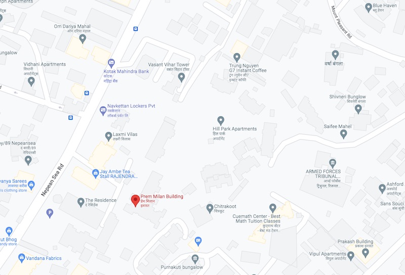 2 BHK Semi-Furnished in Prem Milan , Nepeansea Road