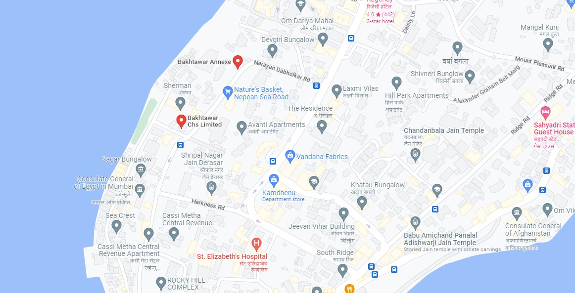 2 BHK Semi-Furnished in Bhaktawar Annexe , Nepeansea Road