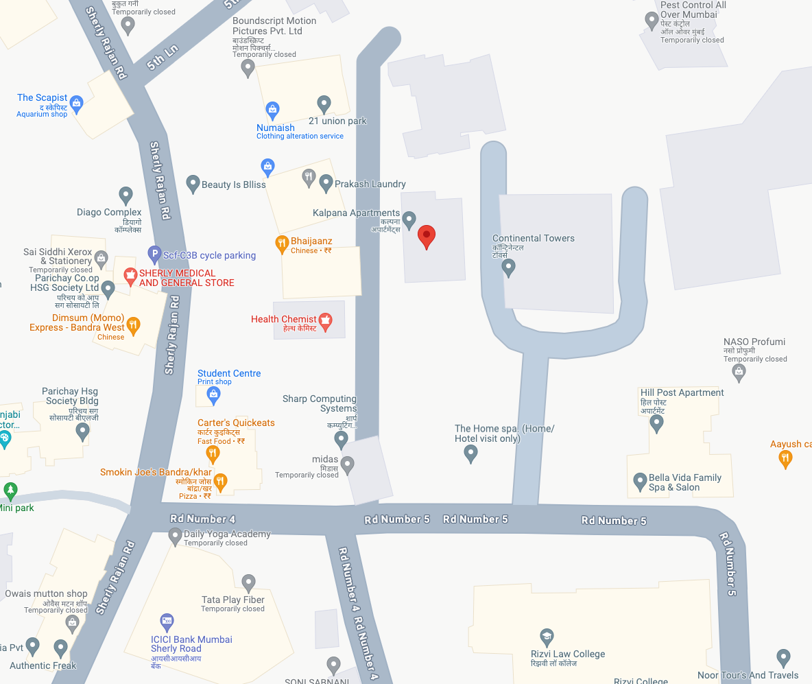 2 BHK Fully Furnished in Kalpana Apartments, Bandra West