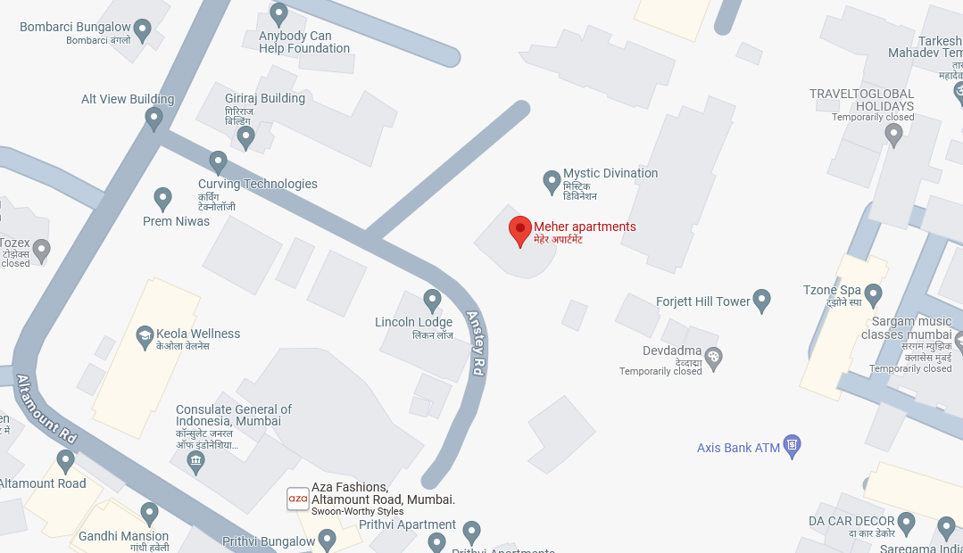 2 Semi-Furnished in Meher Apartment , Altamount Road