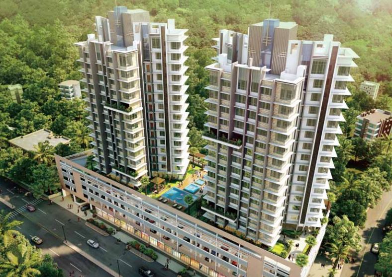 2 Semi-Furnished in Aspen Garden , Goregaon East