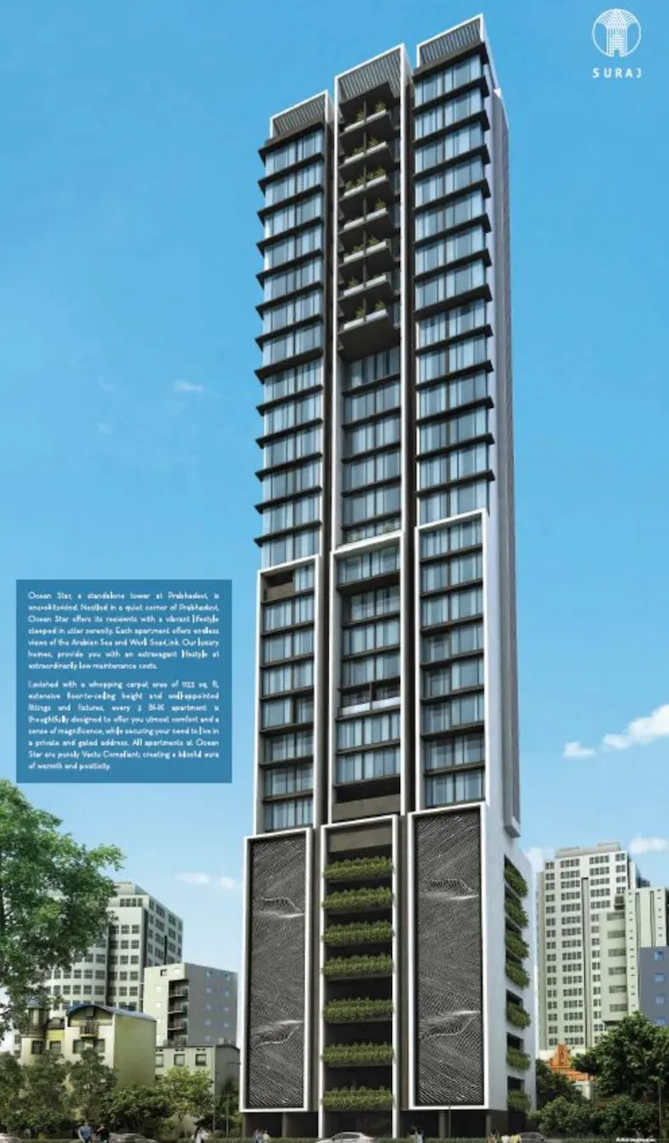 4 BHK Unfurnished in Suraj Ocean Star, Prabhadevi