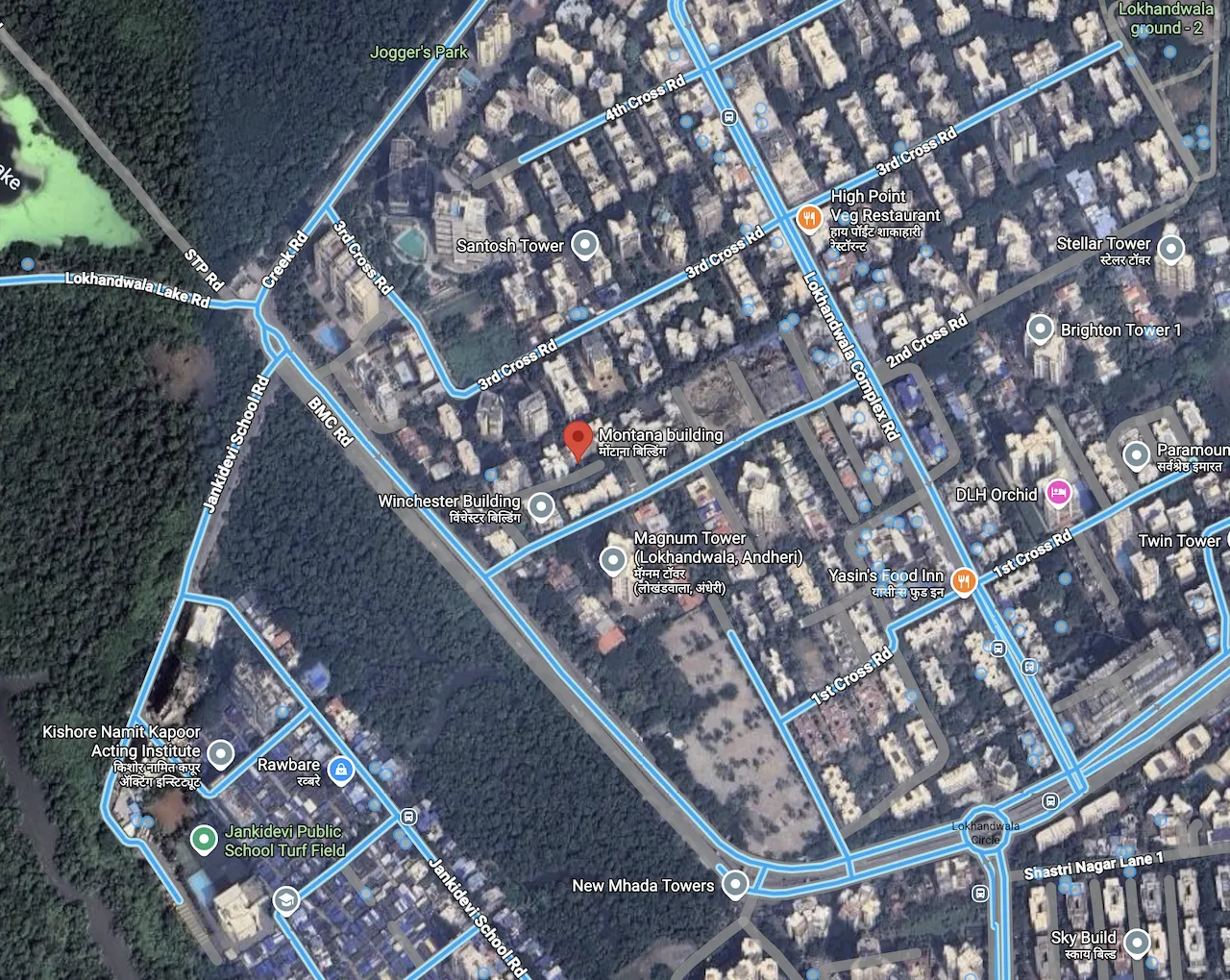 1 BHK Semi Furnished in Montana building , Andheri West