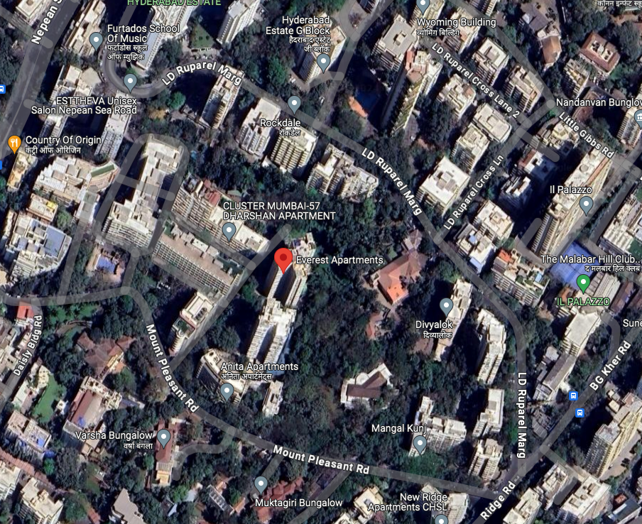 2 BHK Furnished in Everest Apartments , Walkeshwar