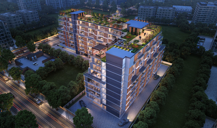 1 RK Semi-Furnished in Centura Square , Thane West