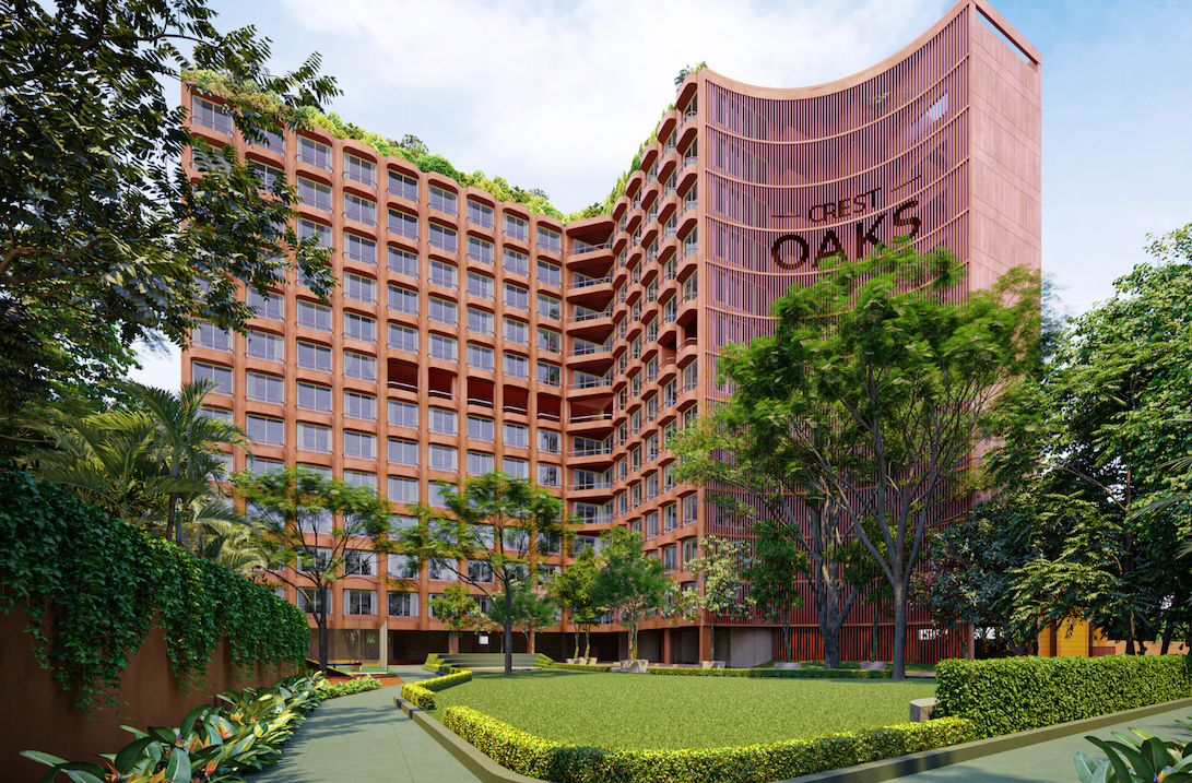 2 BHK Semi-Furnished in Crest Oaks , Andheri East