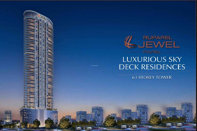 2 BHK Semi-Furnished in Ruparel Jewel