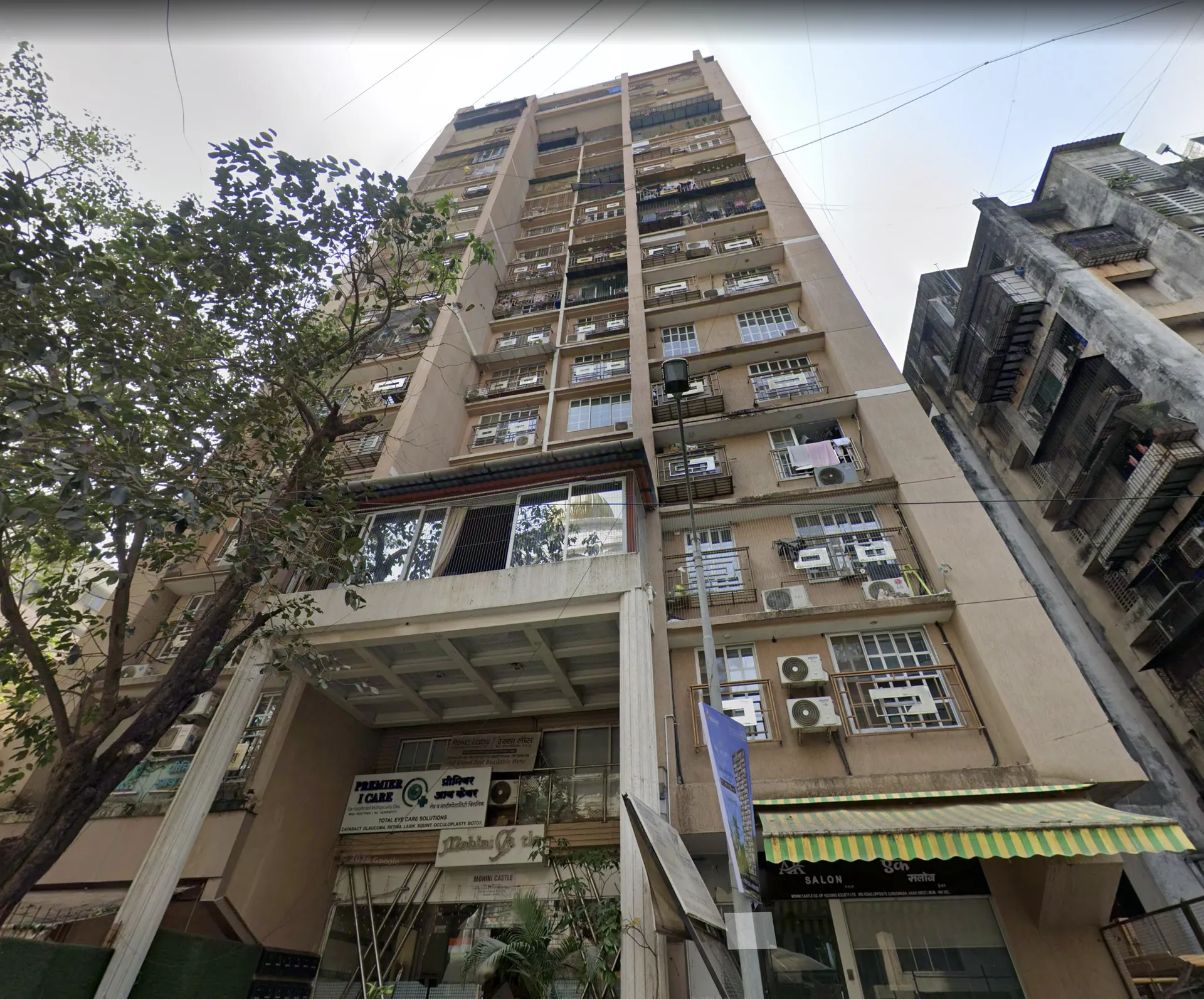 3 BHK Semi-Furnished in Mohini Castle, Khar West