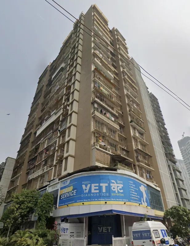 2 Semi-Furnished in Akshay Building , Worli